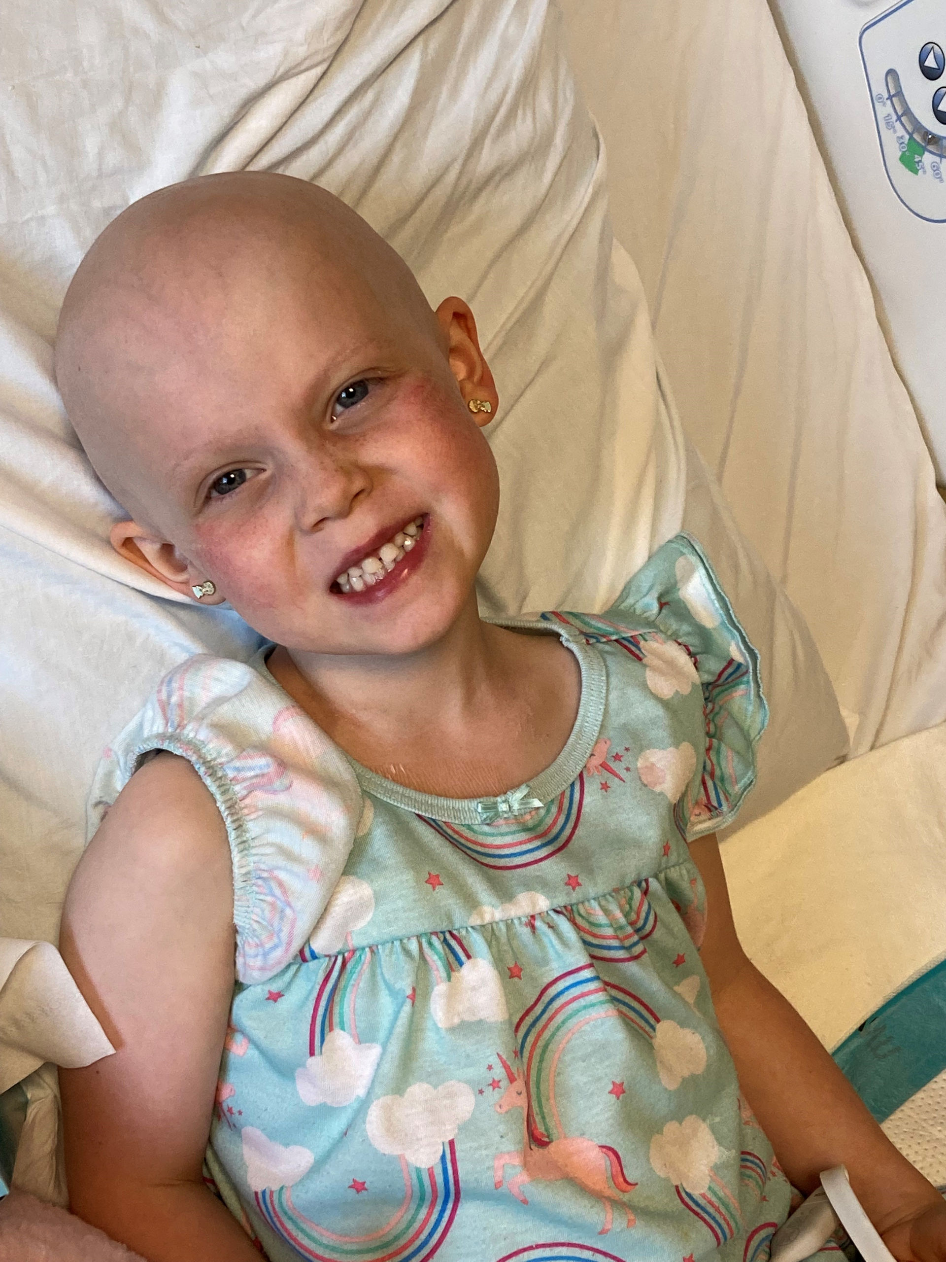 Child patient in hospital 