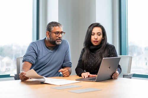 NIckhill Bhakta and Nancy Bolous