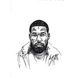 Sketch portrait of Kevin Brooks