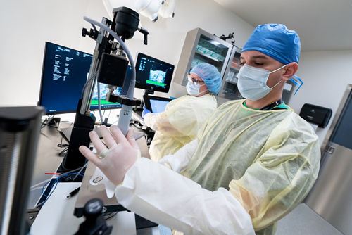 Man working in lab