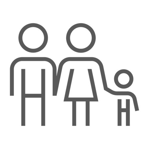 ícono de familia