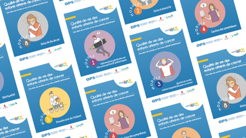 Image de la couverture du livret de l’OPS sur la qualité de vie des enfants atteints de cancer