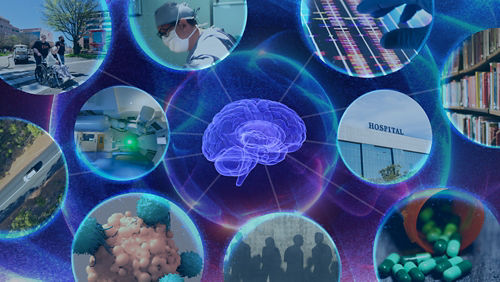 illustration of Global Neuro-Oncology Program's network