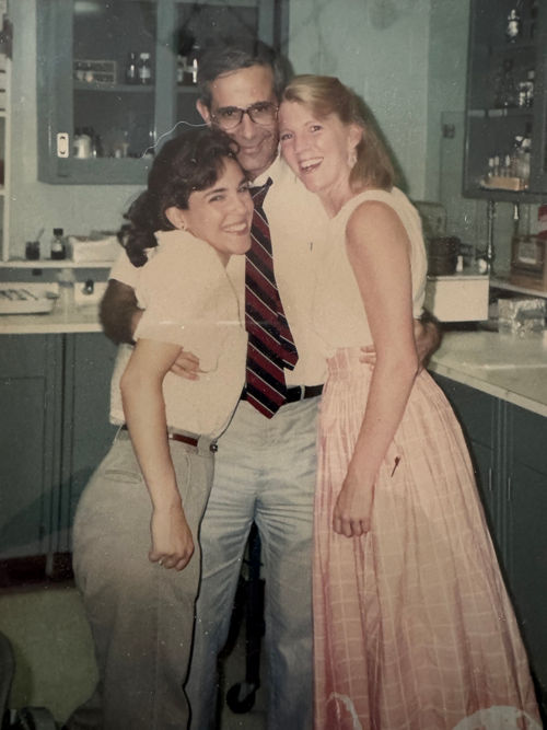  (Right) Nichols and her early mentor, (center) Brice Weinberg, MD, Duke University School of Medicine.