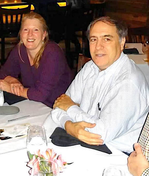 Nichols and her mentor, Gary Koretzky, MD, PhD, Cornell University. 