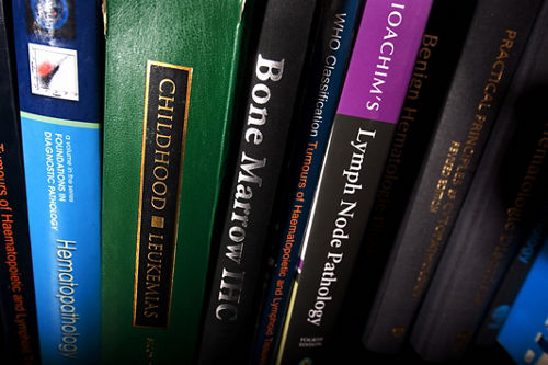 Photo of scientific books