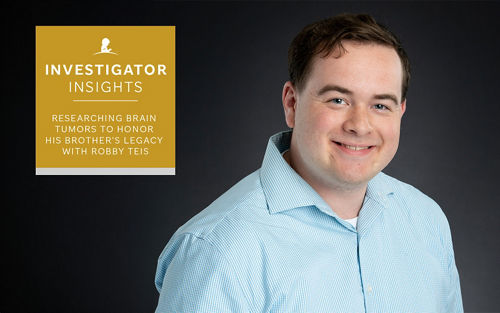 Graduate student Robby Teis