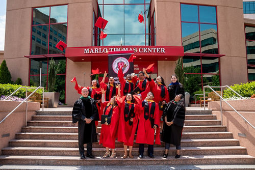 International graduate students celebrate completion of masters degrees at St. Jude