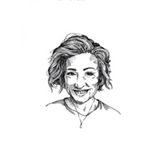 Line drawing of Sarah Strain